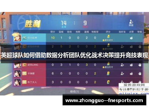 英超球队如何借助数据分析团队优化战术决策提升竞技表现